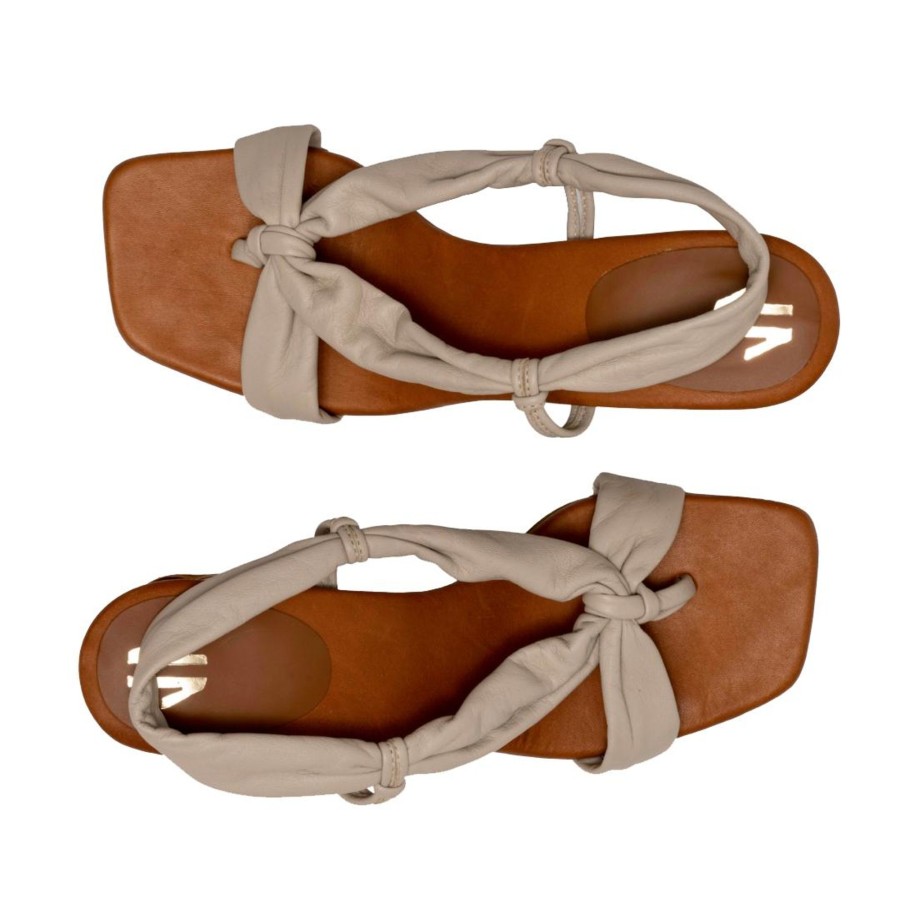 Women Silvia Cobos Sandals | Silvia Cobos Wonder Mid Heel Beige