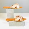 Women Silvia Cobos Sandals | Flat Sandals Silvia Cobos Love Beige