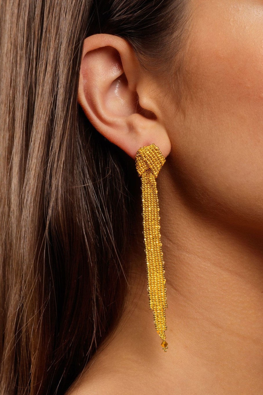 Women Kuu Earrings | Knotted Earrings-Gold