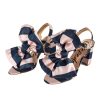 Women LAURA CEPEDA Sandals | Malala Stripes Heels