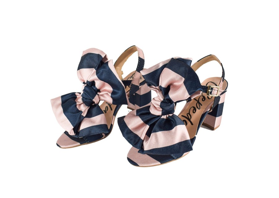 Women LAURA CEPEDA Sandals | Malala Stripes Heels