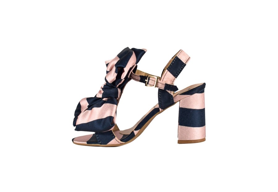 Women LAURA CEPEDA Sandals | Malala Stripes Heels