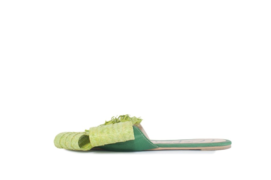 Women LAURA CEPEDA Flats | Tuchin Pistachero