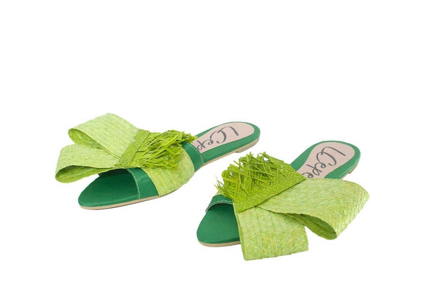 Women LAURA CEPEDA Flats | Tuchin Pistachero