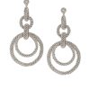 Women Kuu Earrings | 5 Hoop Earings-Platinun