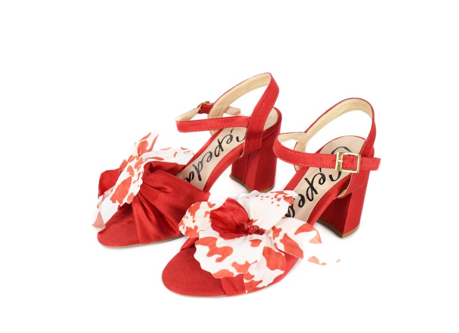 Women LAURA CEPEDA Sandals | Rincon Red Sandals