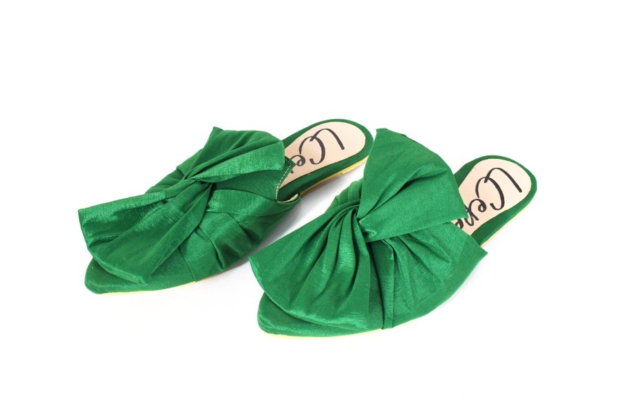 Women LAURA CEPEDA Mules | Orquidea Emerald Mules