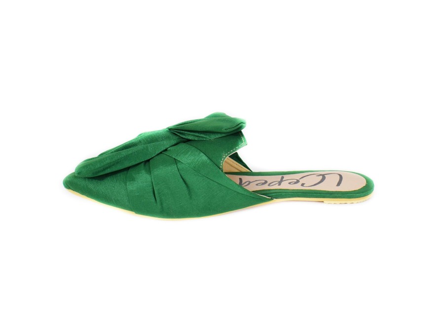 Women LAURA CEPEDA Mules | Orquidea Emerald Mules