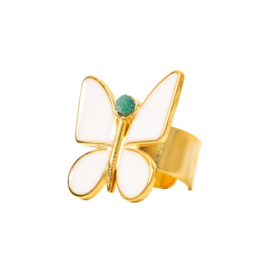 Women TAO BY VANESSA ARCILA Rings | Butterfly Effect White Ring