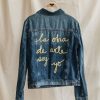 Women LA OBRA DE ARTE SOY YO Jackets | Classic Denim Jacket Lodasy