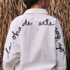 Women LA OBRA DE ARTE SOY YO Tops | White Shirt Lodasy