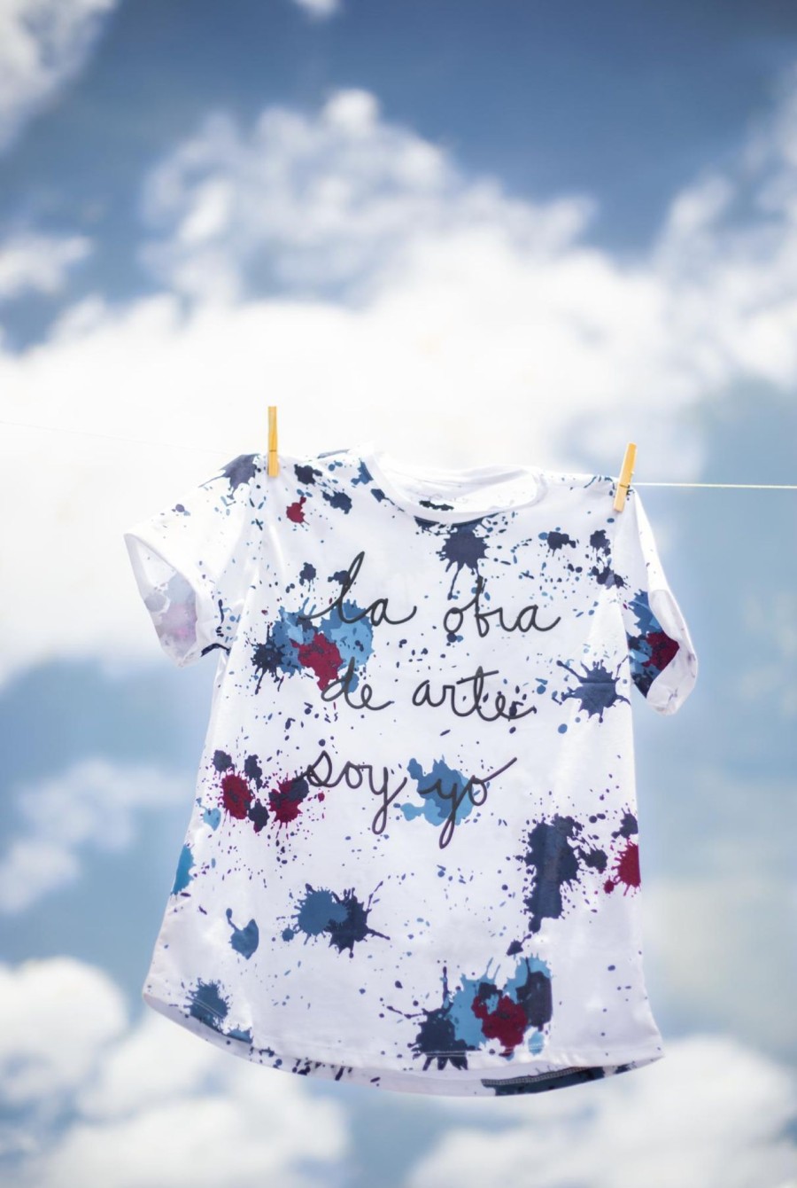 Women LA OBRA DE ARTE SOY YO Tops | Color Splash T-Shirt Lodasy