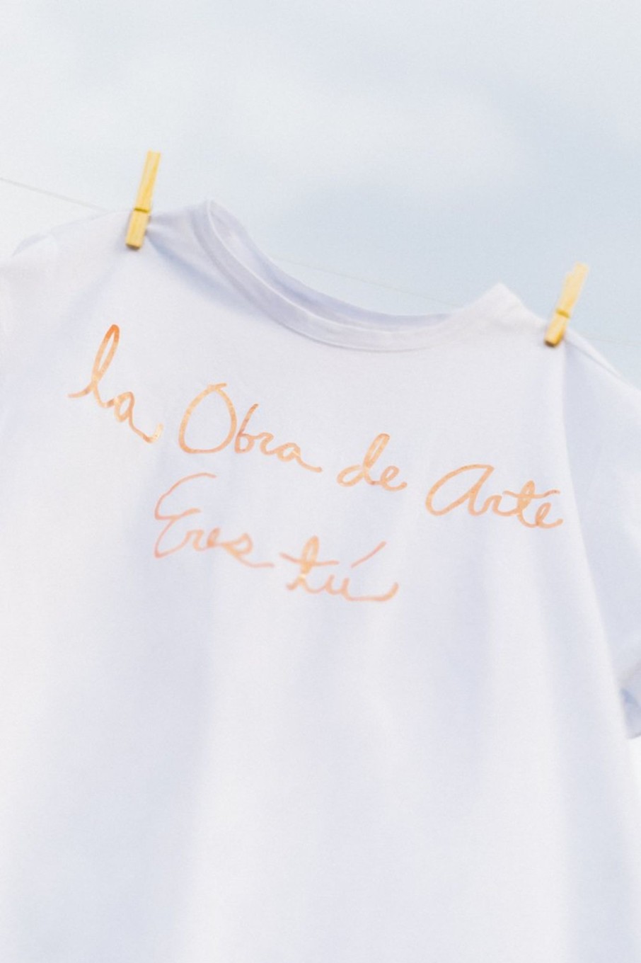 Women LA OBRA DE ARTE SOY YO T-Shirts | Rose Gold T-Shirt La Obra De Arte Eres Tu