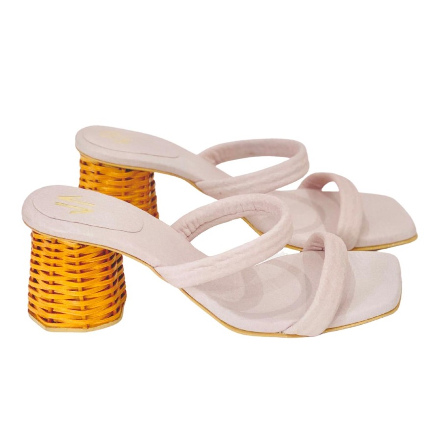 Women Silvia Cobos Sandals | Square Sandals Silvia Cobos Icaria Rose