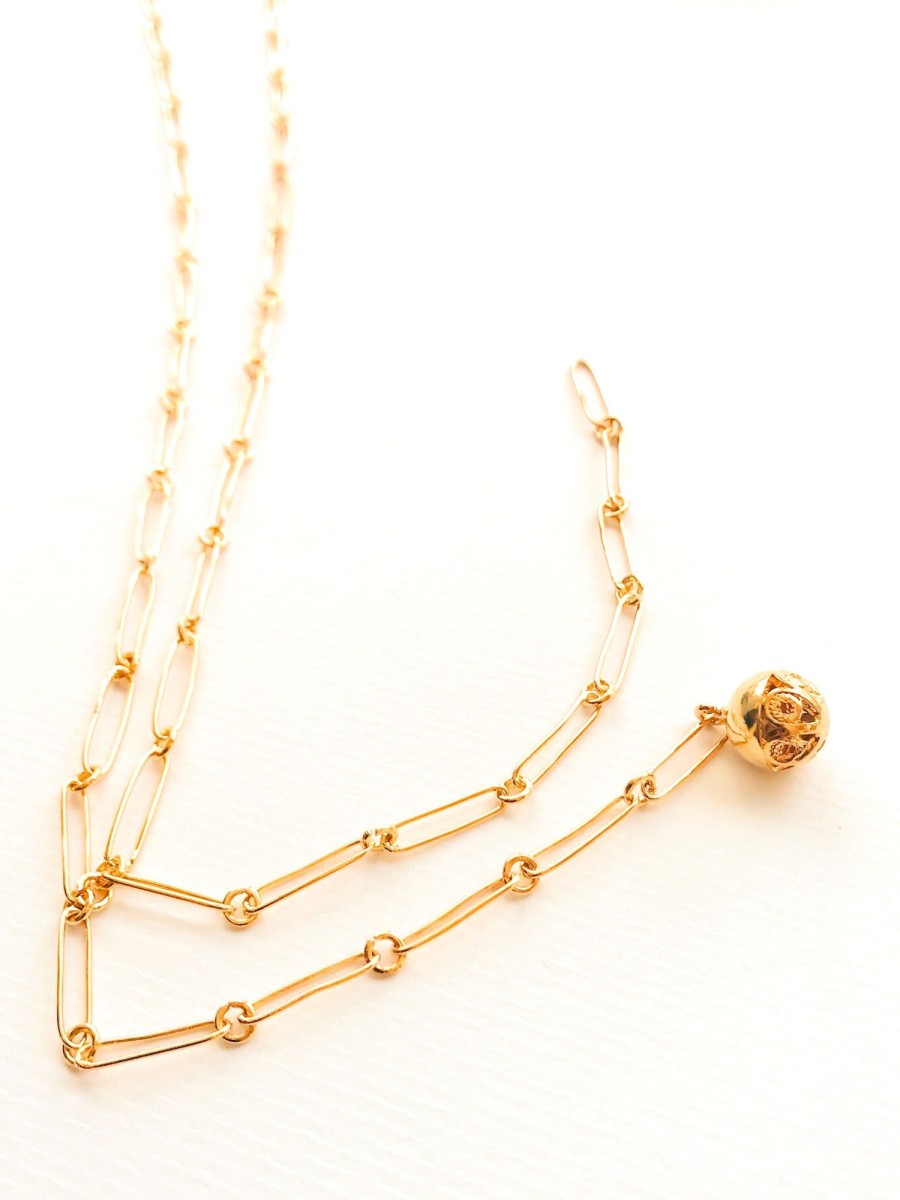 Women JULIANA BRAVO Necklaces | Mar Necklace With Sphere Pendant