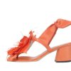 Women LAURA CEPEDA Sandals | Mai Square Sandals Orange