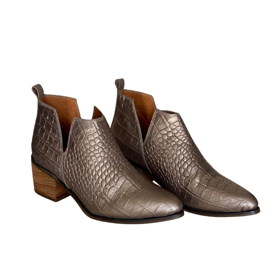 Women Silvia Cobos Boots | Silvia Cobos Anaconda Boots Taupe