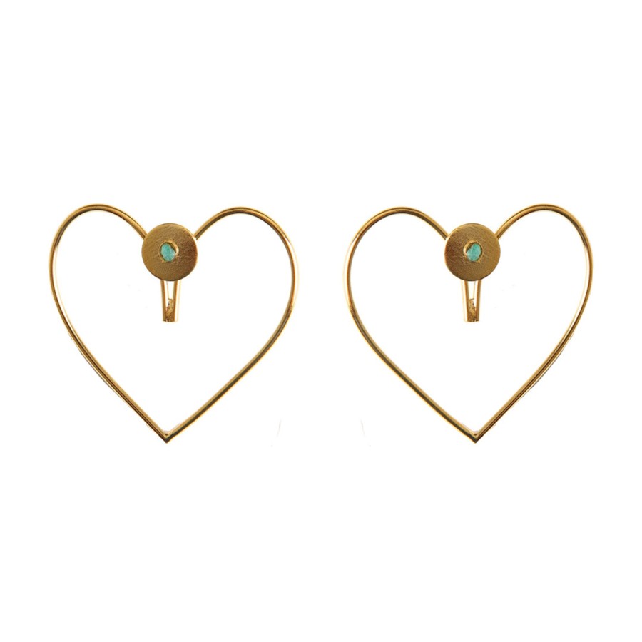 Women TAO BY VANESSA ARCILA Earrings | Simple Heart Earrings 2 In 1