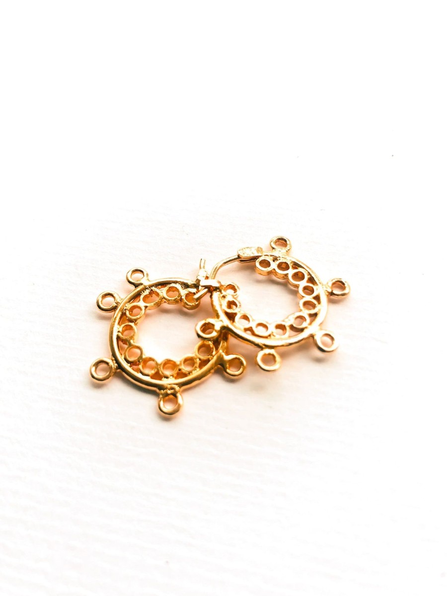 Women JULIANA BRAVO Earrings | Gold Candongas (Hoops)