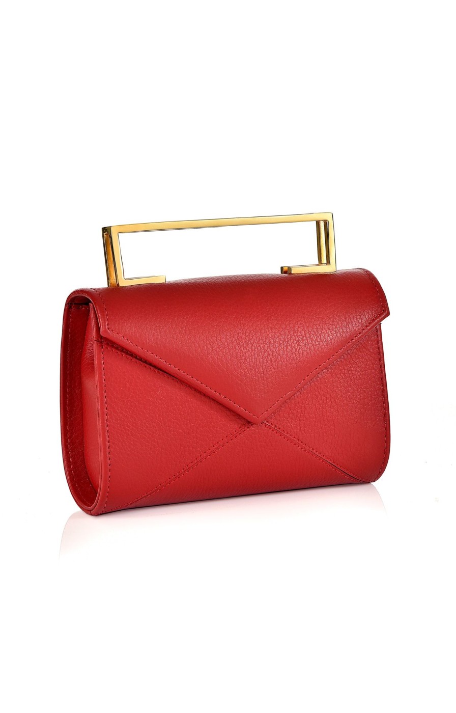 Women A. RINKEL Handle Bags | Mini Crown Red