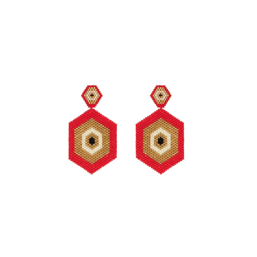 Women BOCANEGRA Earrings | Red Aforism Earrings