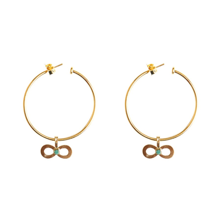 Women TAO BY VANESSA ARCILA Earrings | Simple Pendant Infinite Earrings