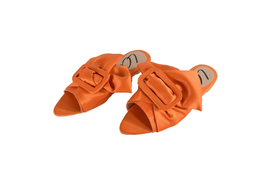 Women LAURA CEPEDA Flats | Gramma Orange Flats