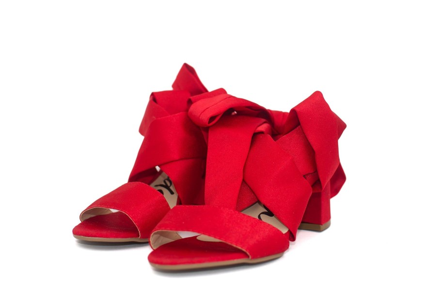 Women LAURA CEPEDA Sandals | Ocean Red Heels