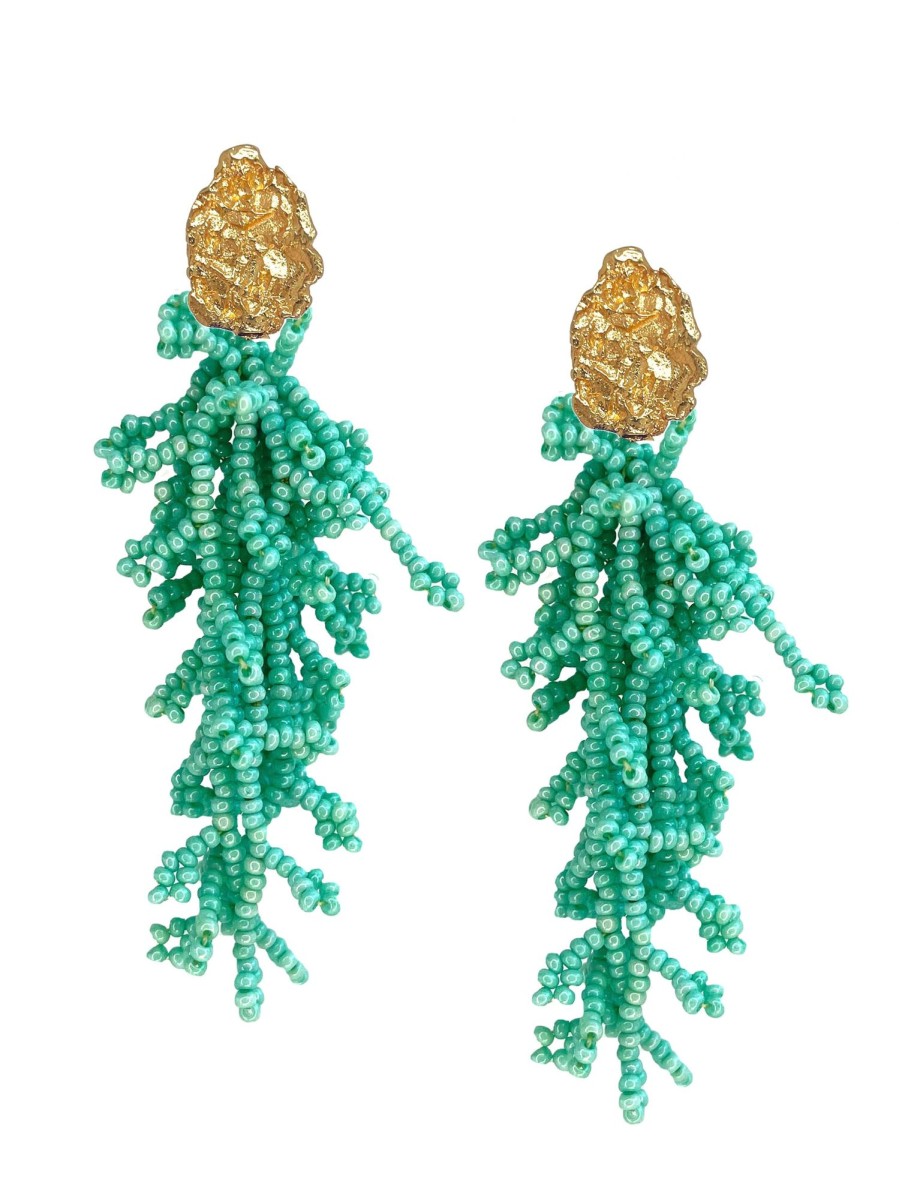 Women JETLAG_MODE Earrings | Aqua Coral Earrings