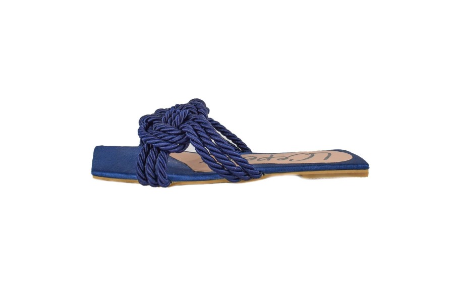 Women LAURA CEPEDA Flats | Tracca Navy Flats