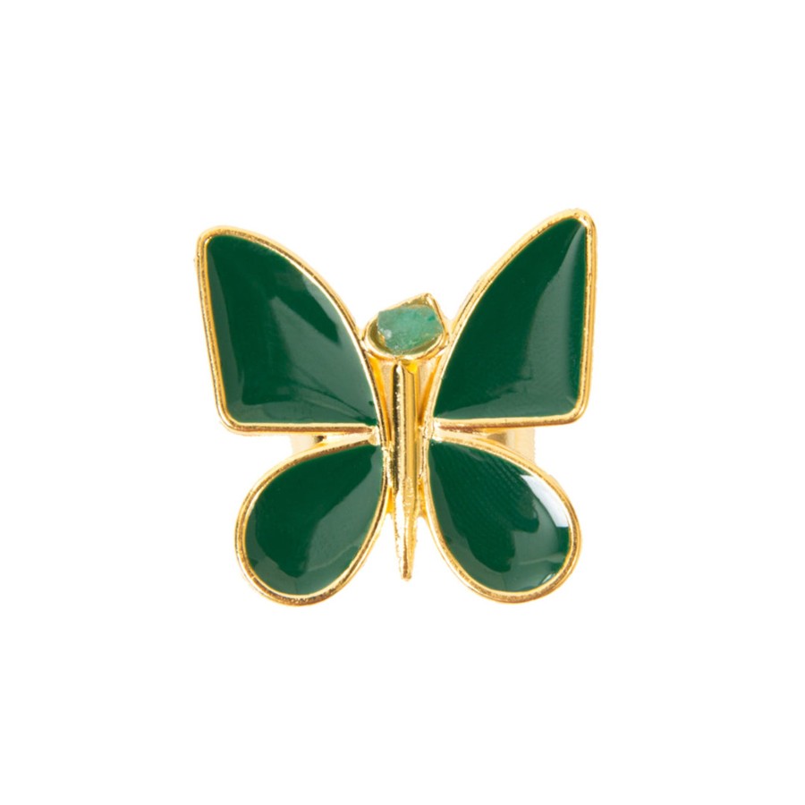 Women TAO BY VANESSA ARCILA Rings | Butterfly Effect Green Ring