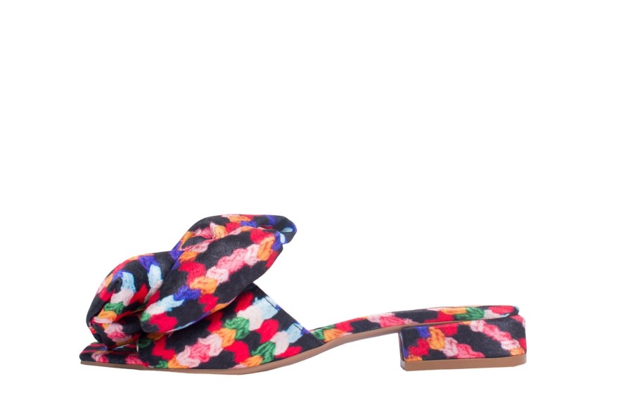 Women LAURA CEPEDA Flats | Lucinda Mixed Square