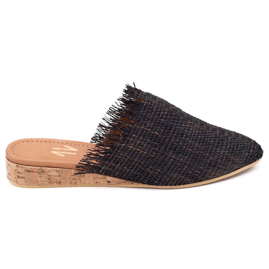 Women Silvia Cobos Flats | Mules Silvia Cobos Lorica Black