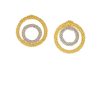 Women Kuu Earrings | Asymmetrical Hoop-Gold / Platinum