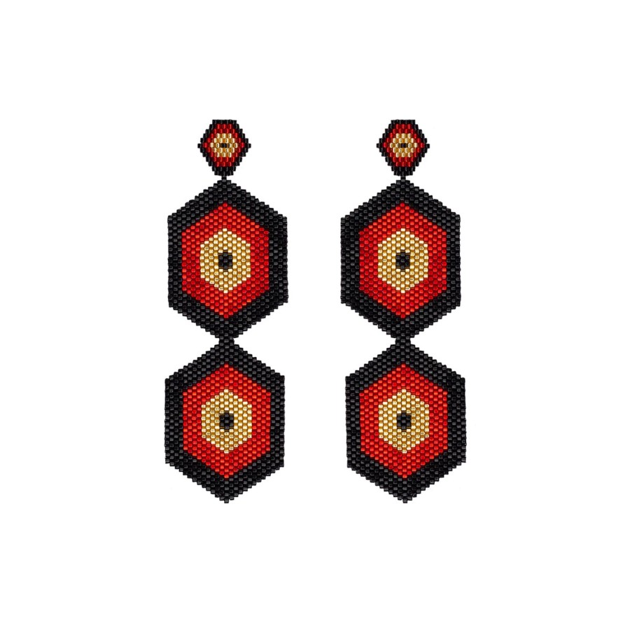 Women BOCANEGRA Earrings | Red Queen Poeta Earrings