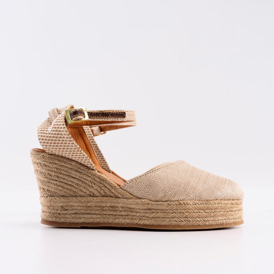 Women Silvia Cobos Sandals | Silvia Cobos Maca Double Beige